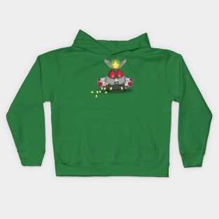 Mothman Loves Christmas Kids Hoodie